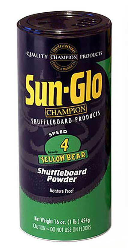 0円 大注目 新品 Sun-Glo Speed 1 Super Glide Wax Shuffleboard Table Powder wax 16 oz. Can with a Sweep bundle option 並