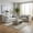 Fog Beige, variant on Roundhill Furniture Wilson 2-Piece Living Room Set, Sofa and Loveseat, Sunset Rust