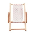 thumbnail image 1 of Silla de playa de Madera Zulema 1:12 accesorios de muebles miniatura plegable, 1 of 7