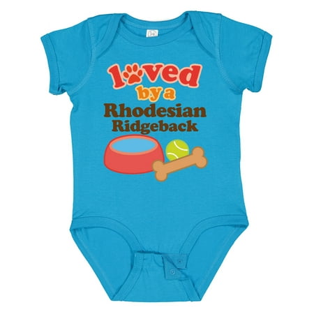

Inktastic Rhodesian Ridgeback Loved by a (Dog Breed) Gift Baby Boy or Baby Girl Bodysuit