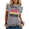 thumbnail image 2 of Nlife T-Shirts Graphiques à Manches Courtes pour Femmes Tops Pulls pour Femmes, 2 of 4