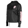 thumbnail image 2 of Women's New Era Black San Francisco Giants Half-Zip Hoodie, 2 of 3