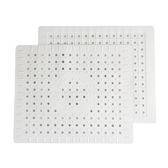 Firefly Hope 2-Pack Rubber Eco-Friendly Sink Mat – Non-Slip Kitchen Sink Bottom Pad for Stainless Steel Sinks