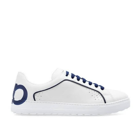 

Salvatore Ferragamo Men s White Manhattan Gancini Low-top Sneakers Brand Size 7