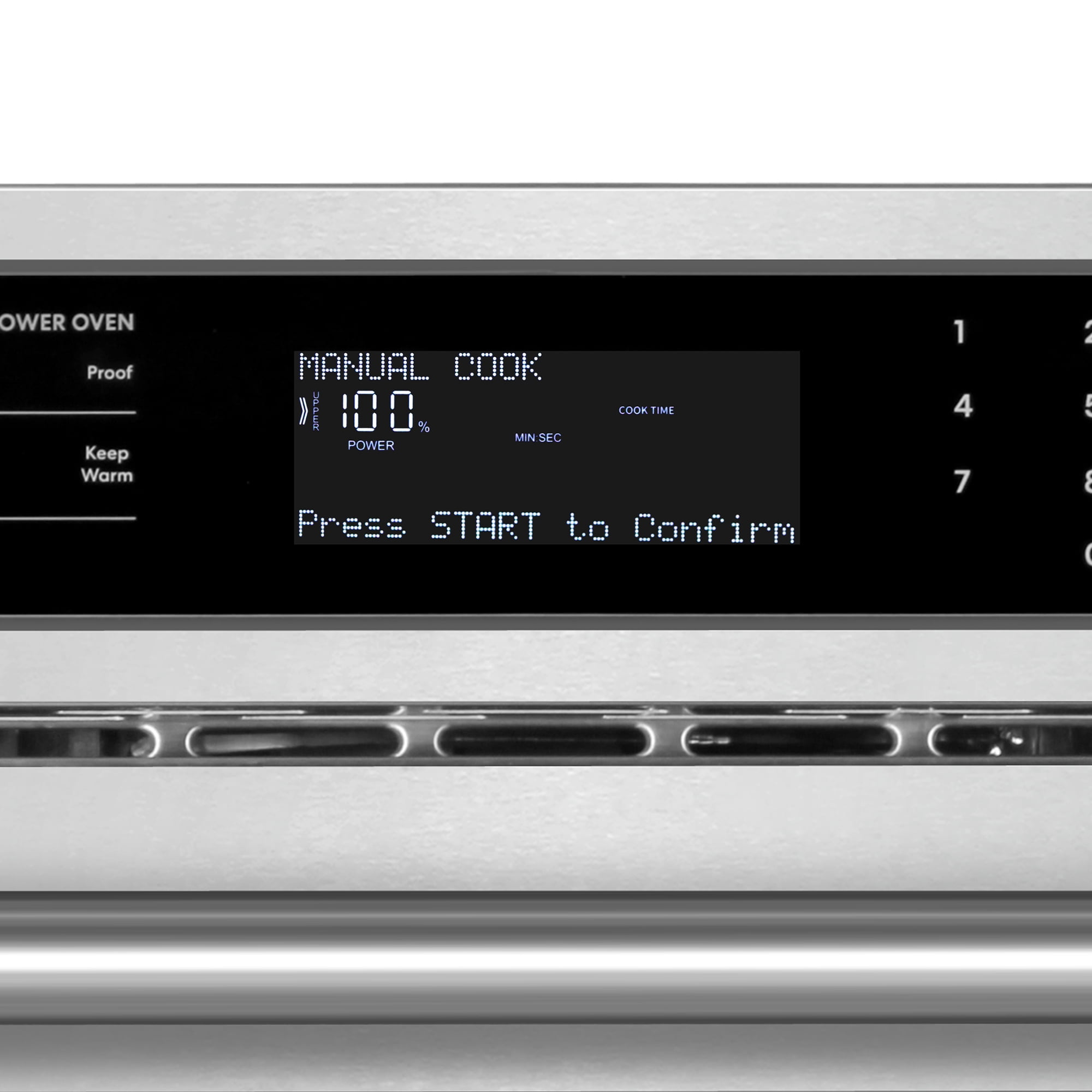 Cosmo 30 in. Regal Collection 4.8 / 1.6 cu. ft. Electric Microwave Wall Oven Combination, Air Fry, Convection, Stainless Steel
