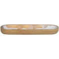 thumbnail image 6 of DecMode 16" x 6" Brown Mango Wood Handmade Ocean Inspired Tray with Colorful Enameled Interior, 1-Piece, 6 of 7