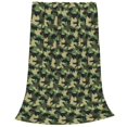 thumbnail image 2 of Pofeuu Camouflage Dinosaur Print Ultra-Soft Micro Fleece Blanket,for Bed Or Sofa,All Season Throw Blankets Flannel Blanket-50"x40", 2 of 7