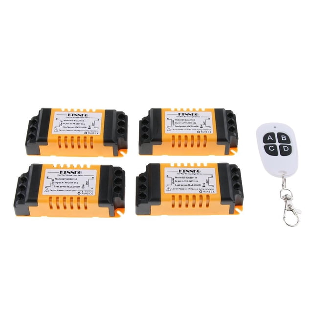 Interruptor de telemando inalámbrico multifunción 90V-260V Módulo receptor de de 1 de bricolaje de telemando 433Mhz - (1