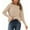 Z_Apricot, variant on SOMER Sweaters for Women Crewneck Long Sleeve Ribbed Knit Pullover Sweaters Tops Trendy