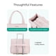thumbnail image 5 of Bolso Tote BAGSMART para Mujer Grande Tipo Hombro Negro, 5 of 6