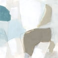 thumbnail image 2 of Vess, June Erica 12x12 White Modern Wood Framed Museum Art Print Titled - Mist Shapes I, 2 of 4