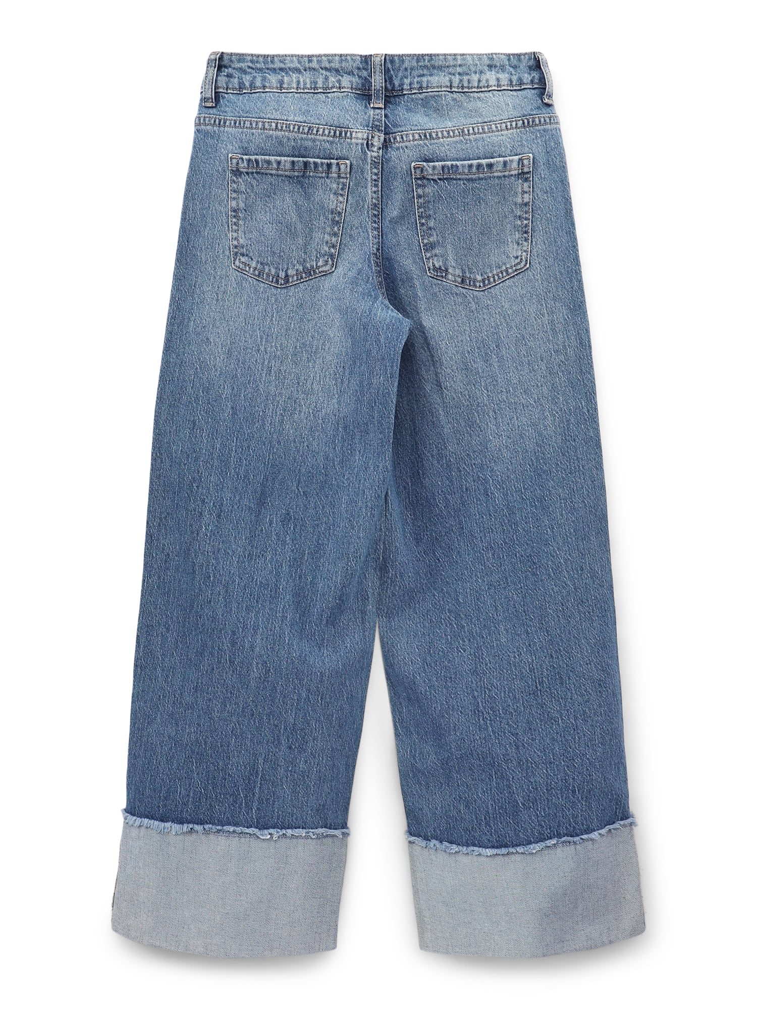 Weekend Academy Girls Cuffed Hem Jeans, Sizes 5-18