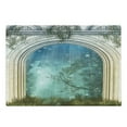 thumbnail image 1 of Mystic Cutting Board, Magic Curved Door in the Forest Mystic Mysterious Surreal Nature World Print, Decorative Tempered Glass Cutting and Serving Board, Large Size, Blue Beige, by Ambesonne, 1 of 1