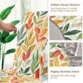 thumbnail image 5 of Yayeee 2 Pack Dining Chair Covers Stretch Parson Chairs Slipcovers Seat Protector, Orange Autumn Leaves, 5 of 6