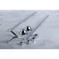 thumbnail image 5 of Kingston Brass CC471 Double Offset Standard Mount Bath Supply in Polished Chrome, 5 of 5