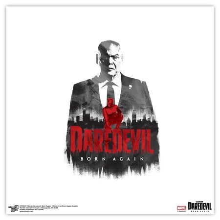 Gallery Pops Marvel Daredevil: Born Again - Wilson Fisk Born Again Graphic Wall Art, Unframed Version, 12" x 12"
