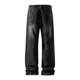 thumbnail image 3 of Ceisia Men's Trendy Solid Color Gift Button Zipper Casual Denim Pants with Elastic Waist and Pockets, 3 of 9