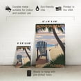 thumbnail image 5 of Boynton Beach, Florida, Adirondack Chair on the Beach (12x18 Aluminum Art, Indoor Outdoor Metal Sign Decor), 5 of 5