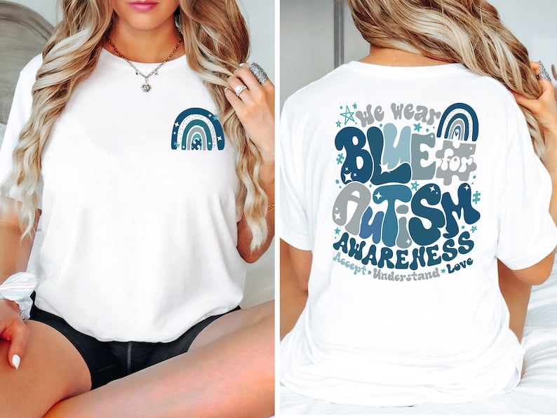 Autism Awareness Shirt, Autism Shirt, We Wear Blue, Occupational Therapy Tee, Special Education Gift, ABA Therapy T-Shirt