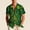 01 Green, variant on YueHuiYing St. Patrick's Day Hawaiian Shirt for Men Irish Printed Casual Short Sleeve Button Down Beach Shirts