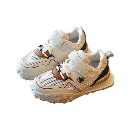 

NIUREDLTD Spring And Summer New Breathable Mesh Rubber Sole Children s Sports Shoes Size 29