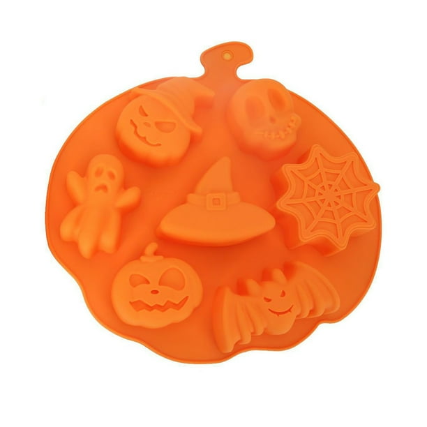 Molde de pastel de dibujos animados de calavera de calabaza de murciélago de Halloween molde de galleta DIY Wmkox8yii FHAKJF2288