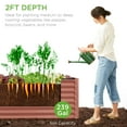 thumbnail image 4 of Best Choice Products 8x2x2ft Raised Metal Outdoor Garden Bed for Flowers Vegetables Herbs - Terracotta, 4 of 8