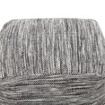 thumbnail image 4 of DecMode Gray Fabric Pouf, 4 of 9