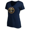 thumbnail image 2 of Women's Nikola Jokic Navy Denver Nuggets Playmaker Name & Number V-Neck T-Shirt, 2 of 3