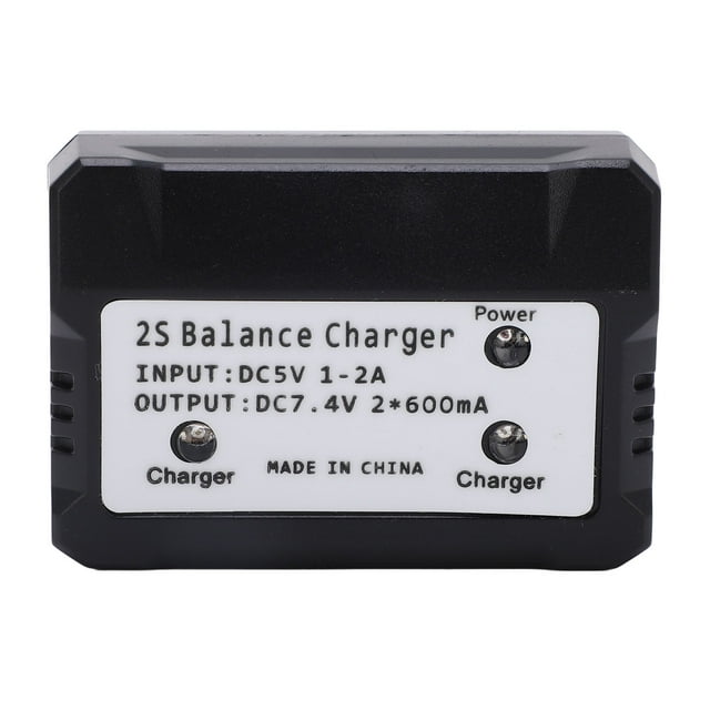 Chargeur de Batterie LiPo, Large Application Chargeur d'Équilibre Portable pour Voiture RC
