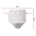 thumbnail image 4 of JShteea Filtro Plegable Acero Inoxidable Con Gotero Con Cepillo (blanco), 4 of 9