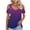Purple, variant on Summer Tops for Women 2025 Plus Size Womens Workout Shirts Loose Fit Shirts for Women
