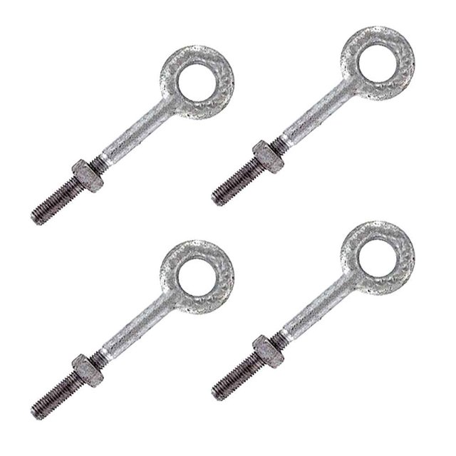 US Cargo Control 3/4" x 8" Galvanized Eye Bolt - 4 Pack