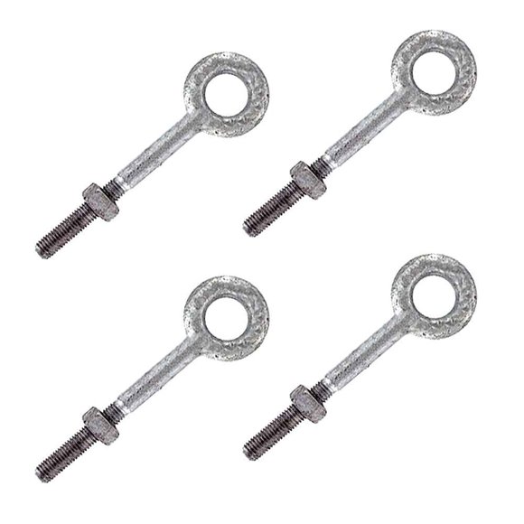 US Cargo Control 3/4" x 8" Galvanized Eye Bolt - 4 Pack