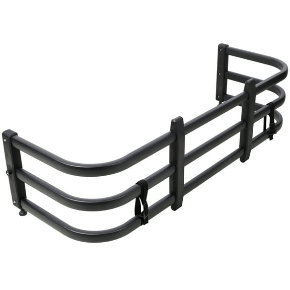 Truck Bed Extender, Aluminum Retractable Tailgate Extender,59"-69" Adjustable Length,Black