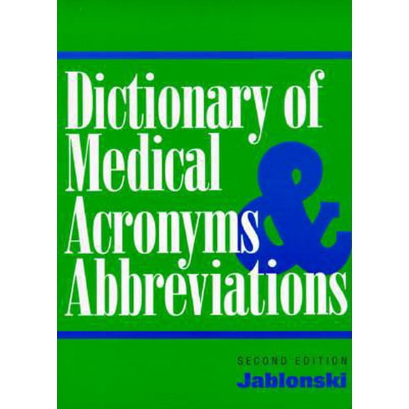 Pre-Owned Dictionary of Medical Acronyms & Abbreviations (Paperback) 1560530529 9781560530527