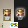 thumbnail image 5 of Santa Claus Holding Lamp in Snow Christmas LED Night Light with Smart Sensor Plug Into Wall Dusk to Dawn 2 packs, 5 of 7