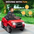 thumbnail image 3 of Winado Licensed Toyota 12V Kids Electric Ride On Car with Remote Control, Music, Lights, Red, 3 of 8