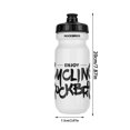 thumbnail image 2 of Sport & Bike Squeeze Bottle Ciclismo Botellas de agua para Bike Gym Running CyclingWhite Black, 2 of 2