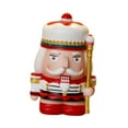 thumbnail image 2 of jicheng Christmas Nutcracker Money Box Cute Sculpture for Decoration Table Festive white red, 2 of 9