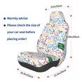 thumbnail image 3 of Balery Back To School Funda de Asiento para Auto con Diseño - Cubierta Frontal Suave y Transpirable con Protector Antideslizante- 1 Unidad, 3 of 5