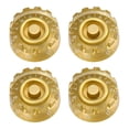 thumbnail image 4 of Perillas de timbre de volumen de 4 piezas con escala de números de reemplazo de bajo duradero Dorado Yuyangstore Perillas de sombrero de copa, 4 of 8