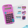 thumbnail image 5 of Enday Solar Battery Basic Calculator Essential School Supplies, Purple 1 Pack, 5 of 7