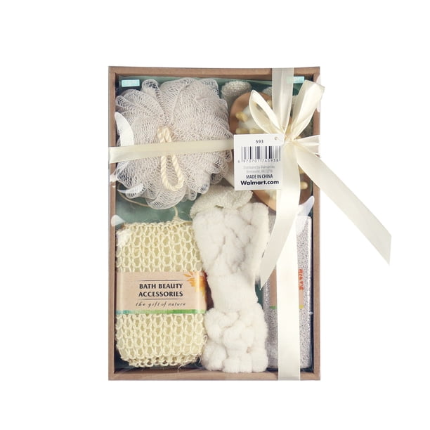 Luxury Bath Accessories Gift Set, 6 Piece Set - Walmart.com
