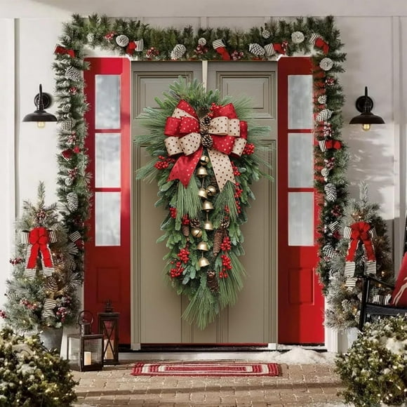 Christmas Door Hanging Decoration Christmas Ornaments 35 X 71 Inch Christmas Door Cover Day Door And Wall Decoration Festival Decoration Xmas Crafts For ChristmasHoliday WeddingHome Decorations