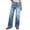 Light Blue, variant on Women's Sweatpant Jeans, High Waisted Wide Leg Pull On Pants, Stretchy Straight Leg Denim Pants, Casual Joggers That Look Like Jeans for Lounge, Daily Wear and Outfits-Black