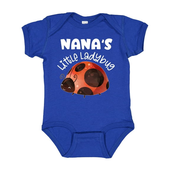 Inktastic Nana's Little Ladybug Boys or Girls Baby Bodysuit
