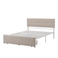 thumbnail image 6 of Queen Size Storage Bed Metal Platform Bed with a Big Drawer, 6 of 7