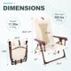 thumbnail image 1 of Historyli Juego de 4 taburetes de bar tapizados de 63 cm,altura de mostrador,con estructura de metal y reposapiés,modernos taburetes de cocina sin respaldo de cuero sintético para comedor,color negro., 1 of 6