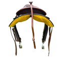 thumbnail image 6 of Resistance Western Horse Pleasure Adult Saddle with Floral Tooled - Genuine Leather 15" 16" 17" 18" & 20" With Free Tack Set, 6 of 7